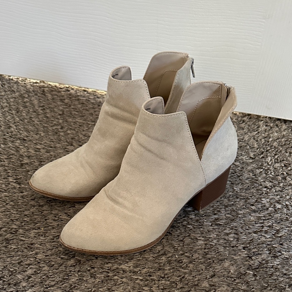 Sonoma Cream Ankle Booties
